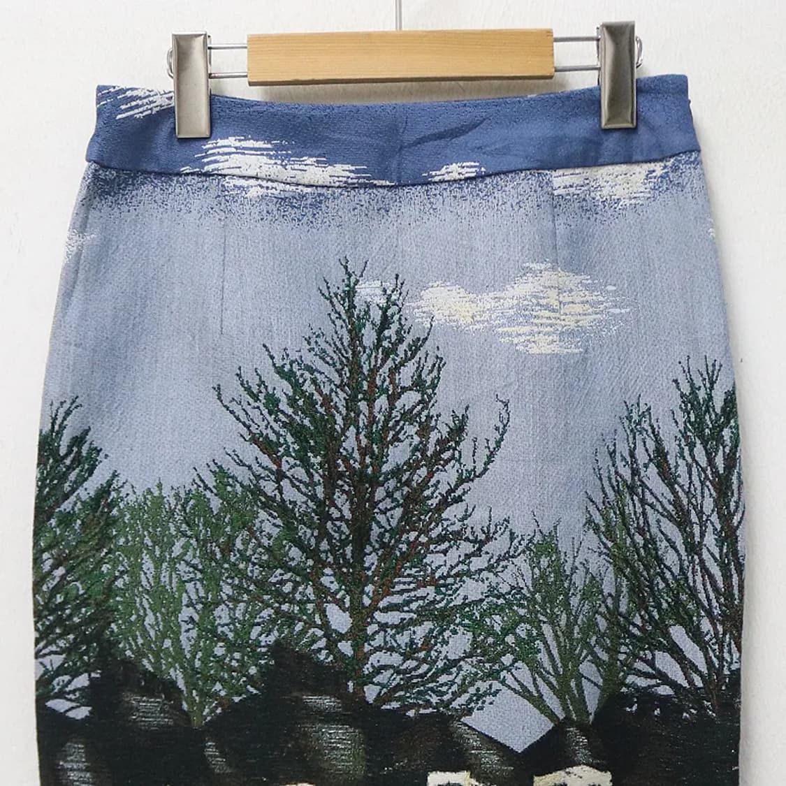 LOIS CRAYON 울 혼방 미디 스커트 64629 상품이미지3