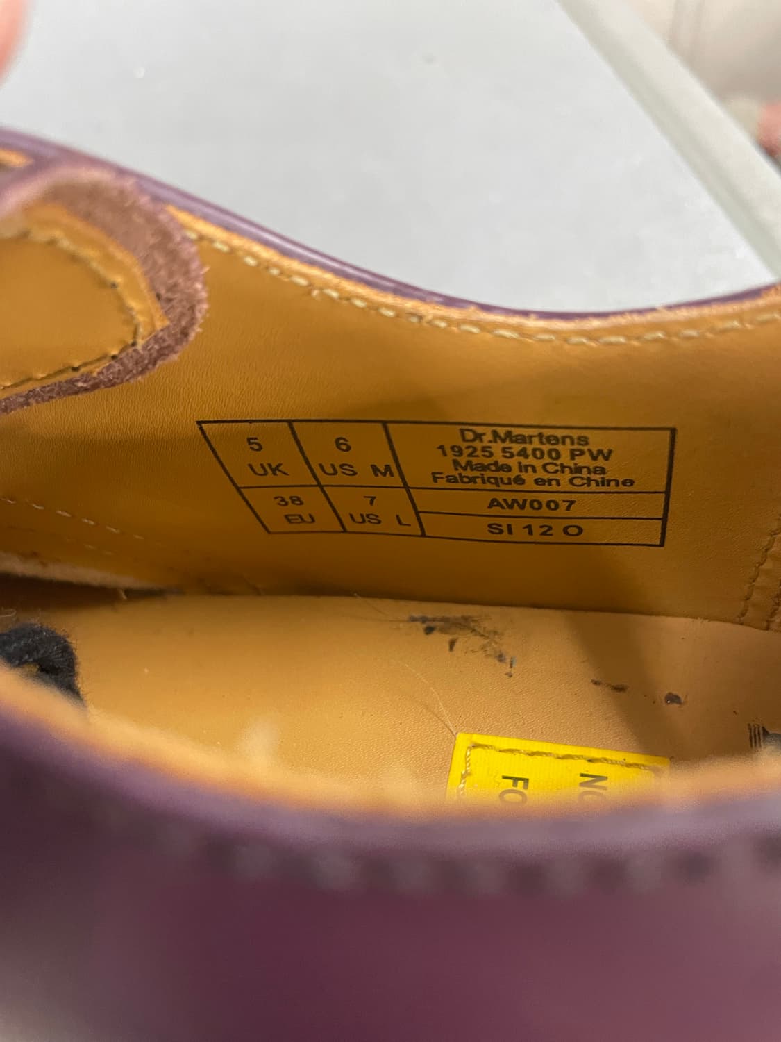닥터마틴 1925  스무스 옥스퍼드화 UK5 상품이미지8
