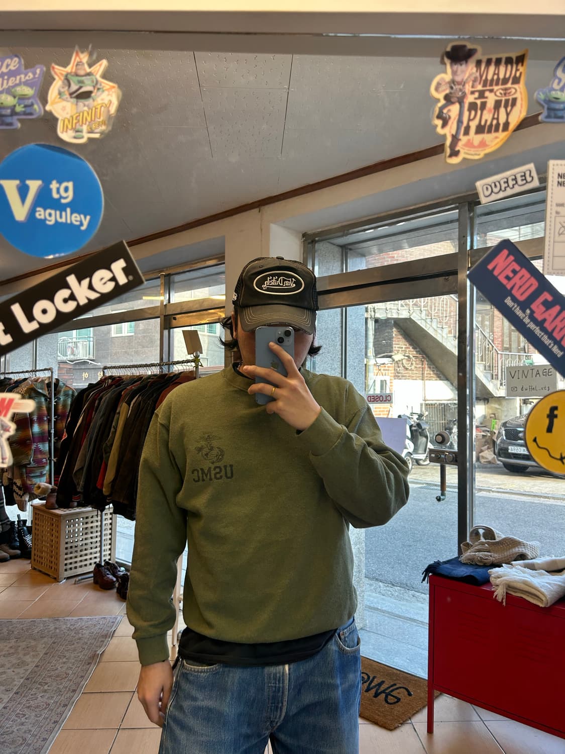 빈티지 USMC 미해병대 스웻셔츠 상품이미지7