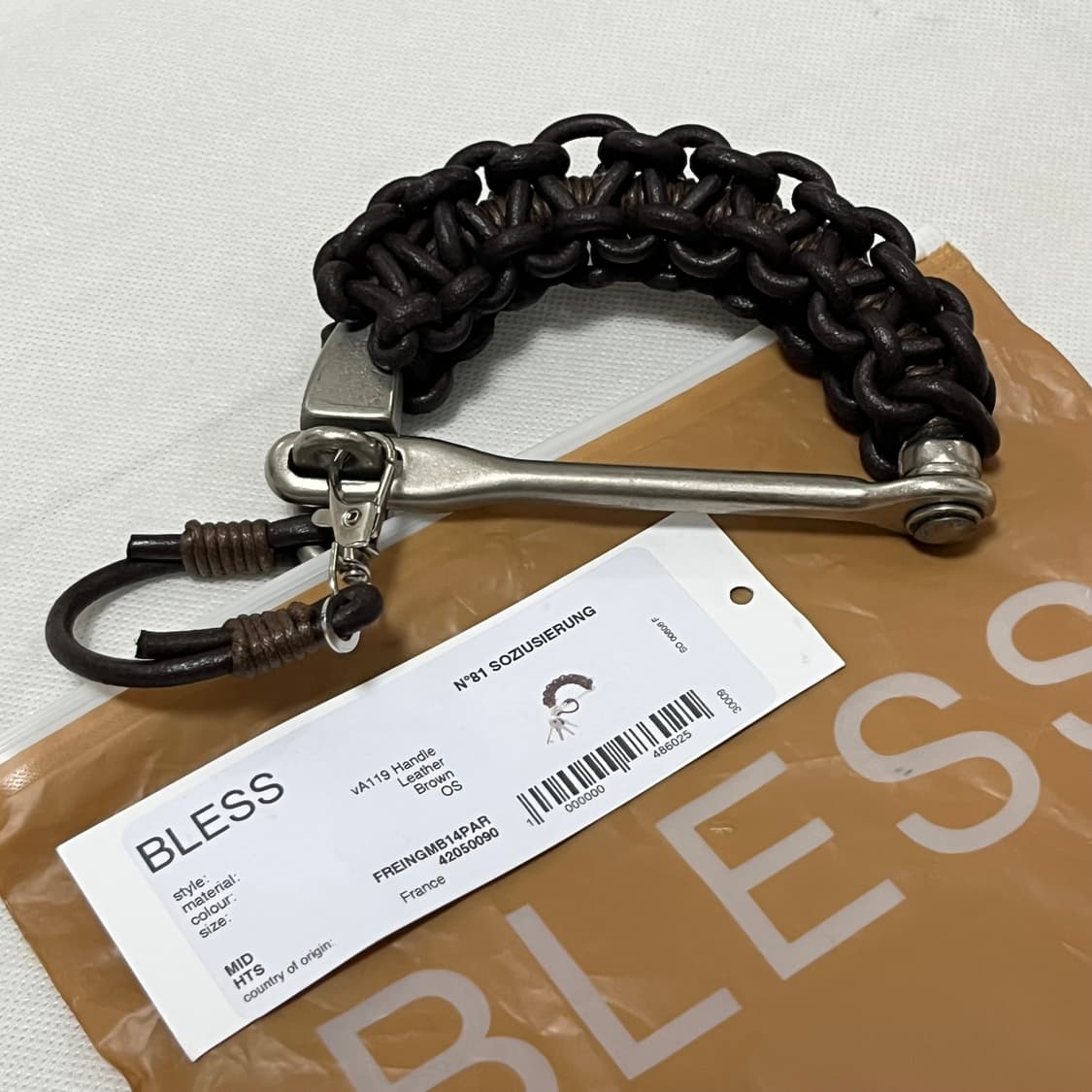 Bless 블레스 Nº81 핸들 멀티 키체인/브라운 상품이미지2