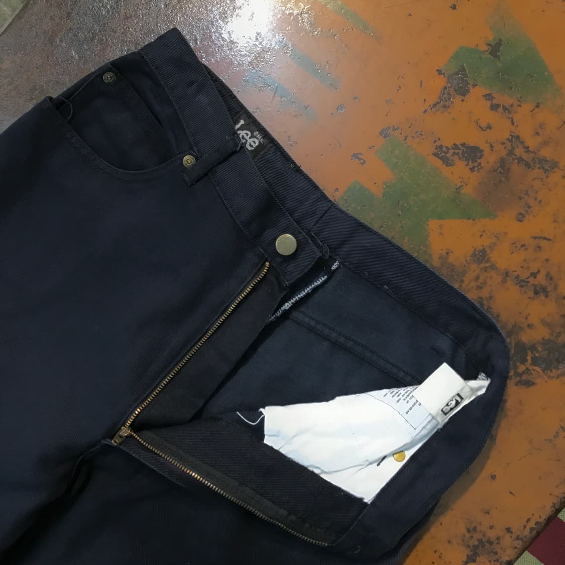 Lee 리 네이비 코튼 치노 팬츠 허리 30 사이즈  상품이미지5