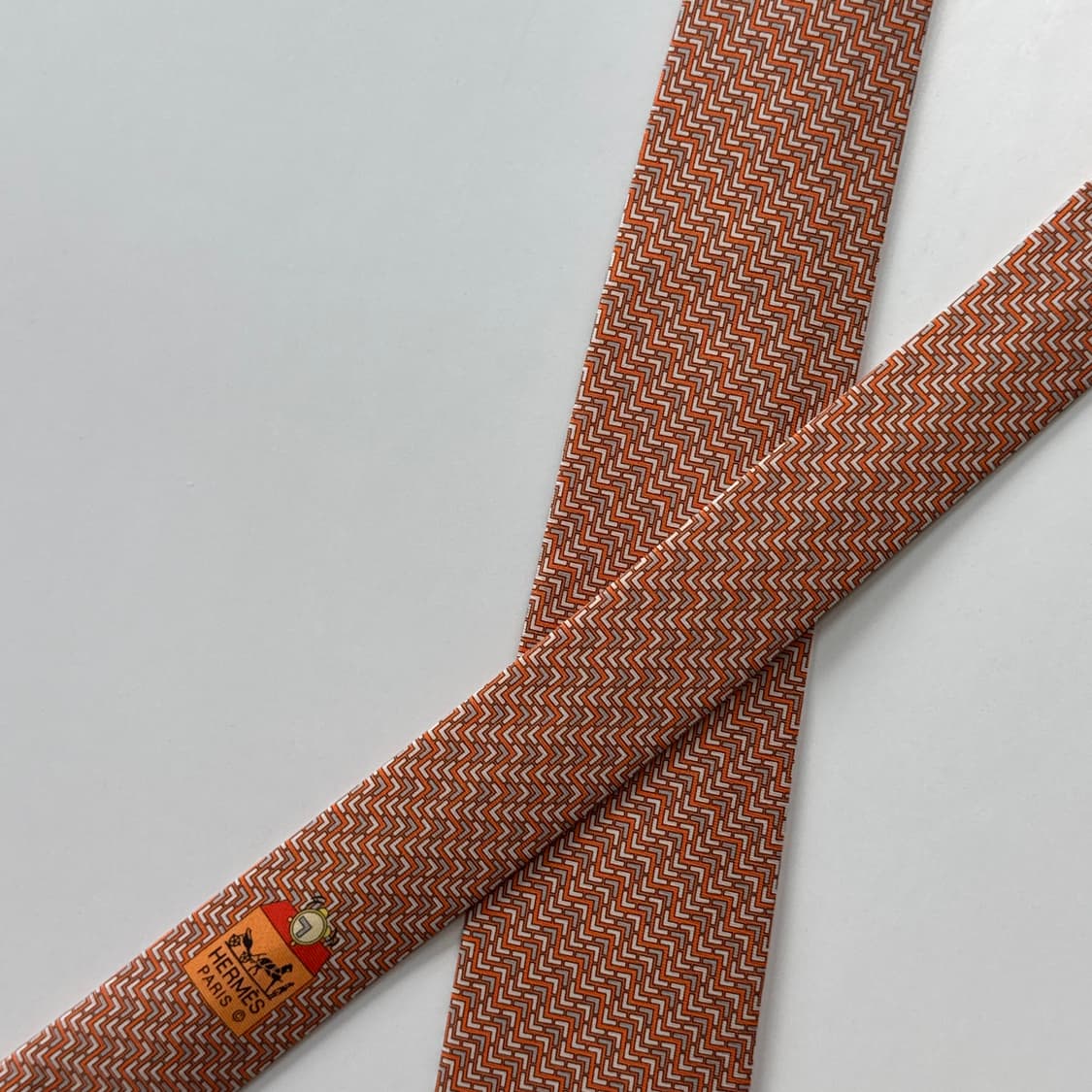 신형 에르메스 명품 정품넥타이(HERMES) 8.1cm 상품이미지4