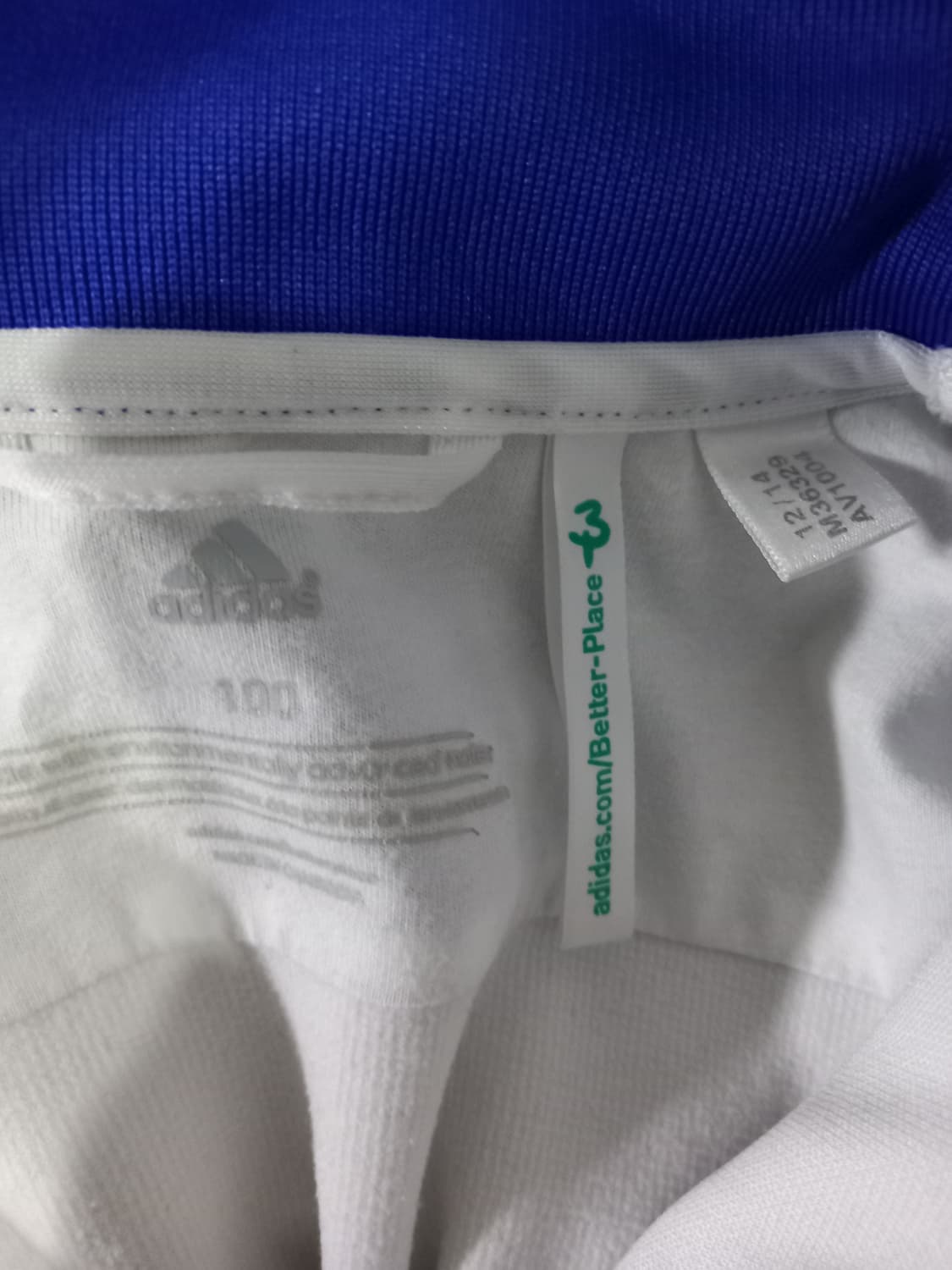 아디다스 희귀 첼시 흰파 화이트 블루 트랙탑 저지 져지집업 95/M 상품이미지4