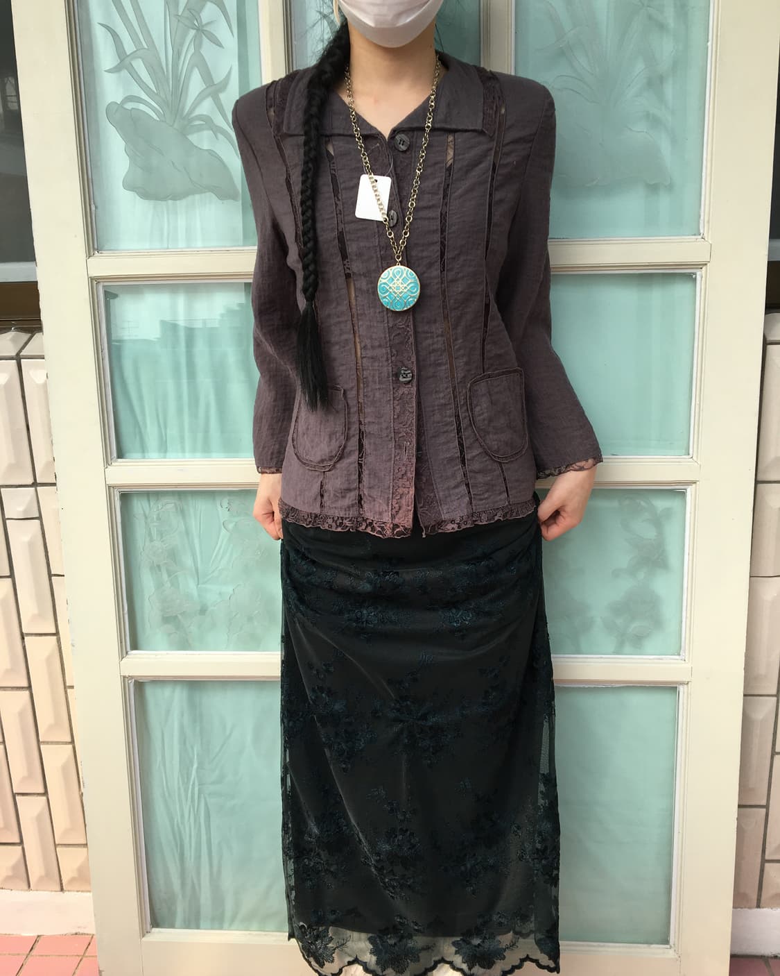 Lace trimming jacket 상품이미지6