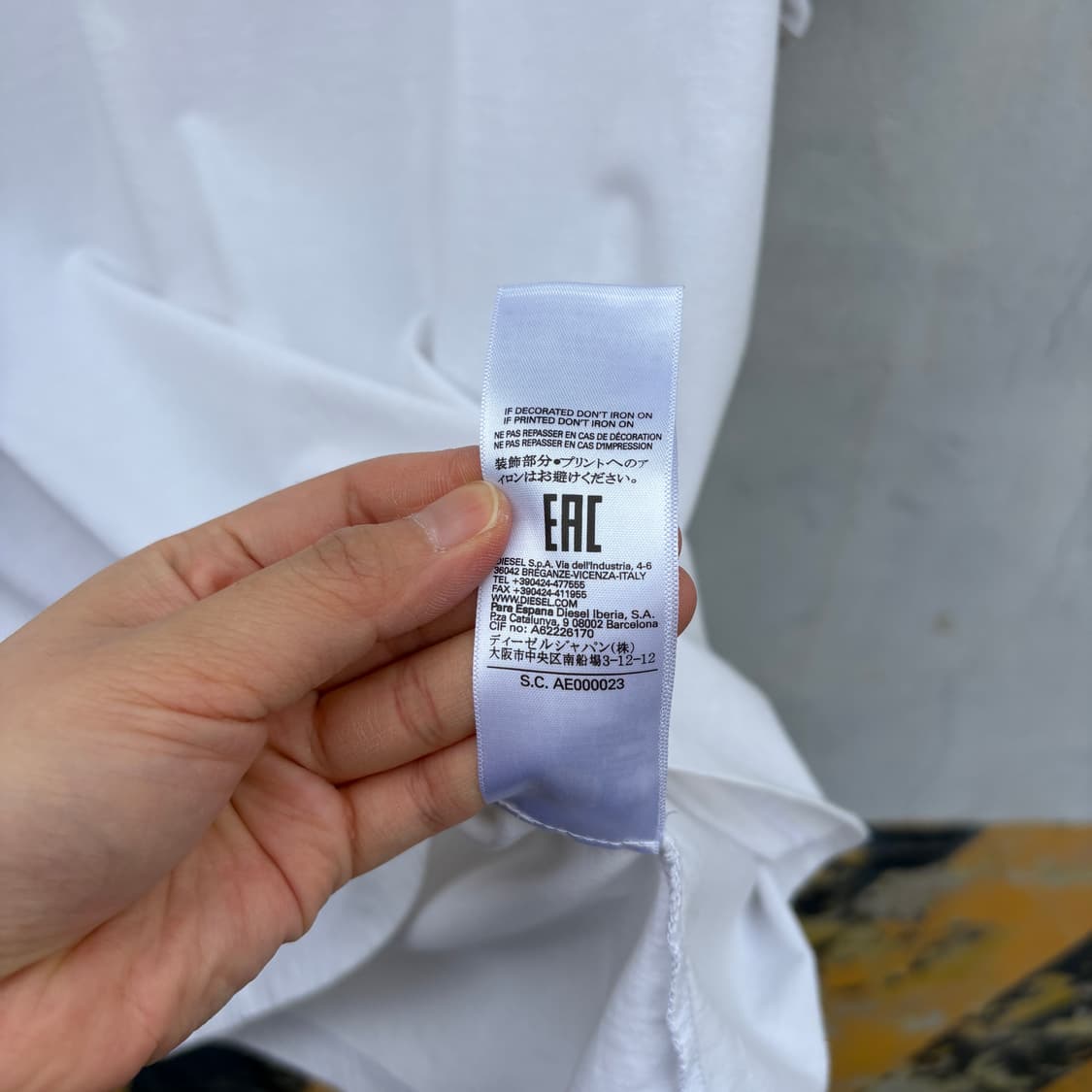 Diesel 디젤 반팔 티셔츠 상품이미지7