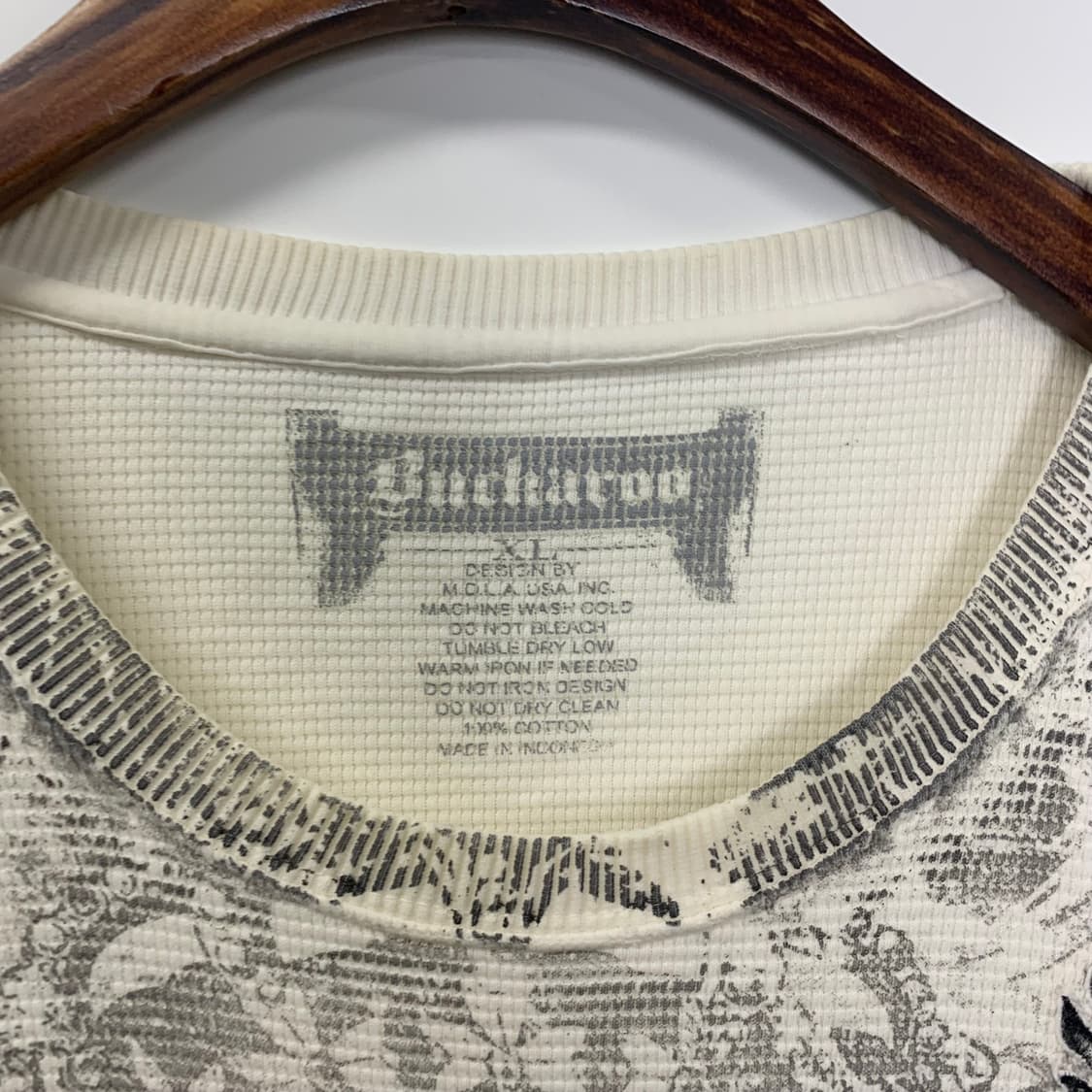 버커루 y2k 와투케 스컬 와플 니트 상품이미지6