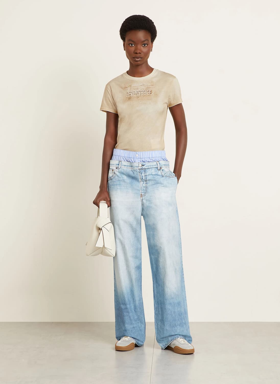 [S,M]아크네스튜디오 샌드 로고 티셔츠 상품이미지3