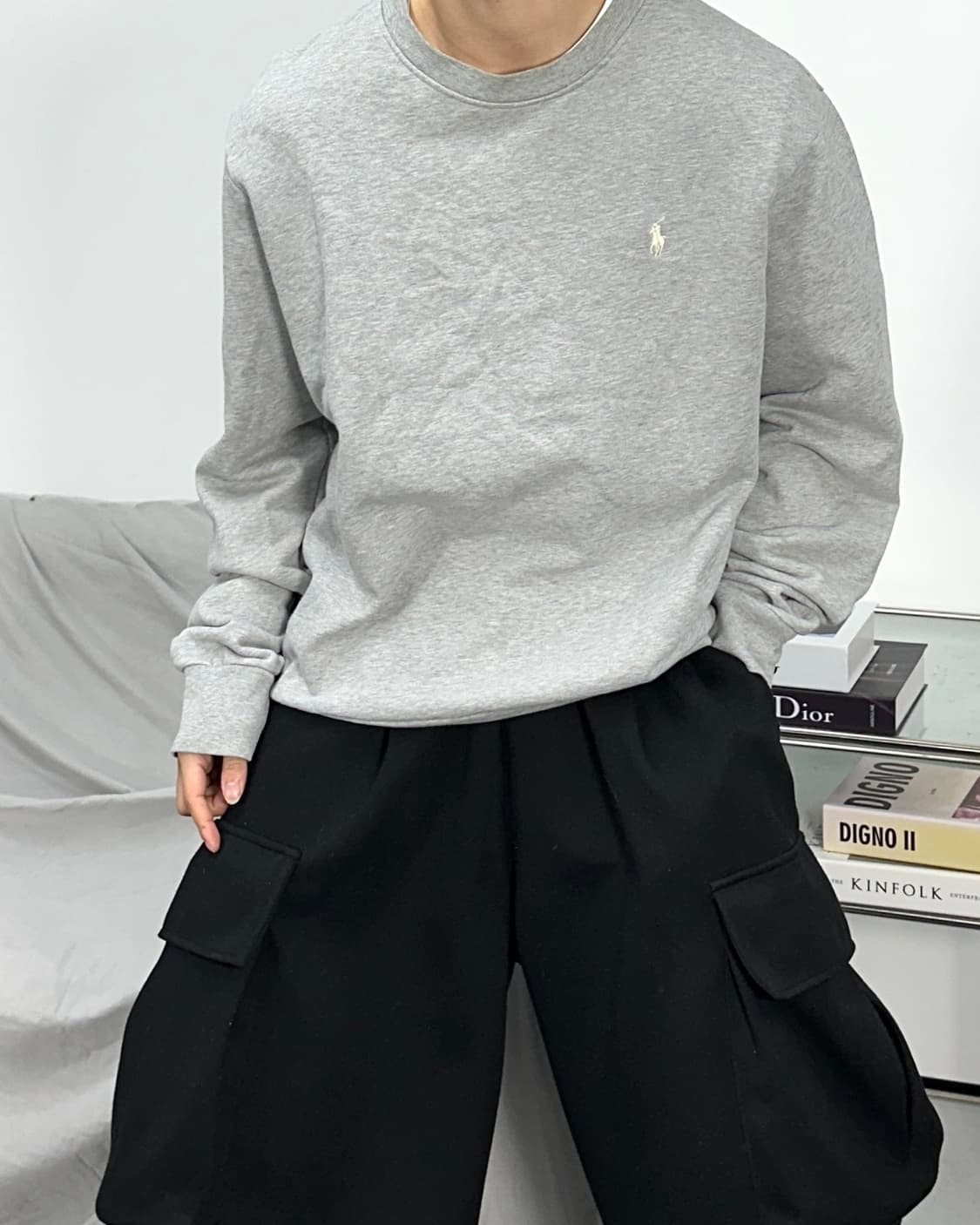 폴로 랄프로렌 루프백 스웨트 맨투맨 L 상품이미지2