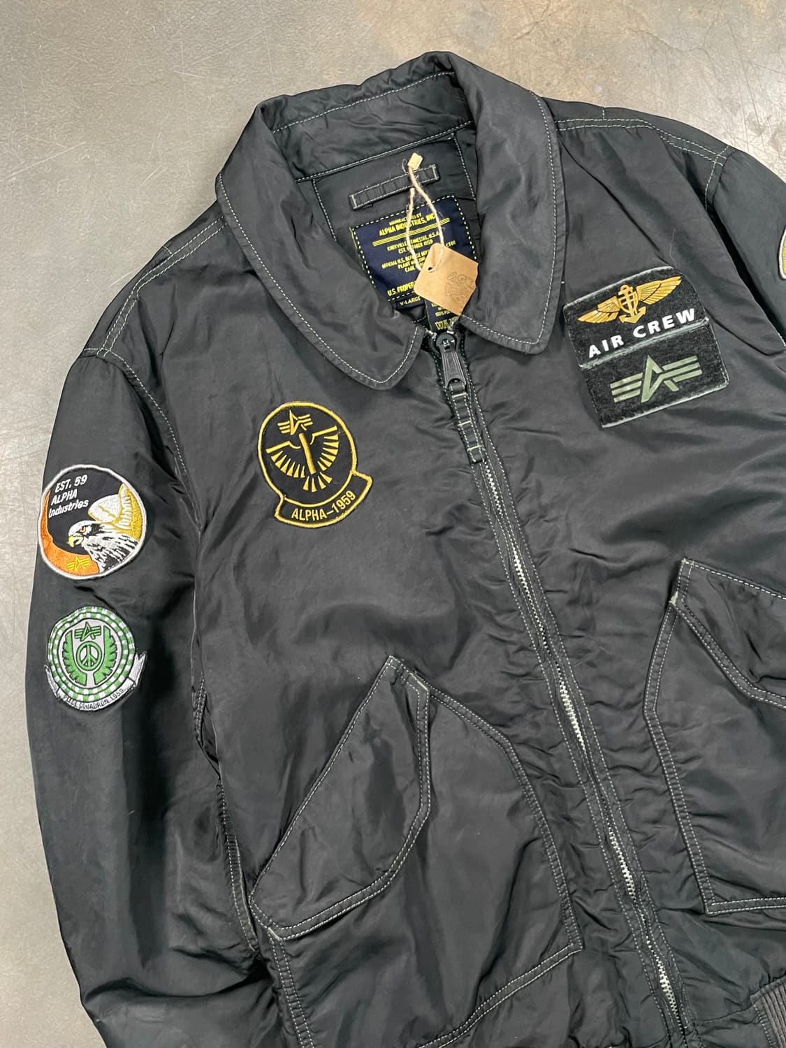 알파인더스트리 패치 cwu-45 항공점퍼 상품이미지2
