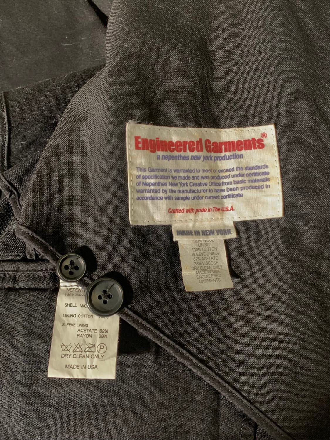 엔지니어드 가먼츠 하프 크롭 블레이져 상품이미지5