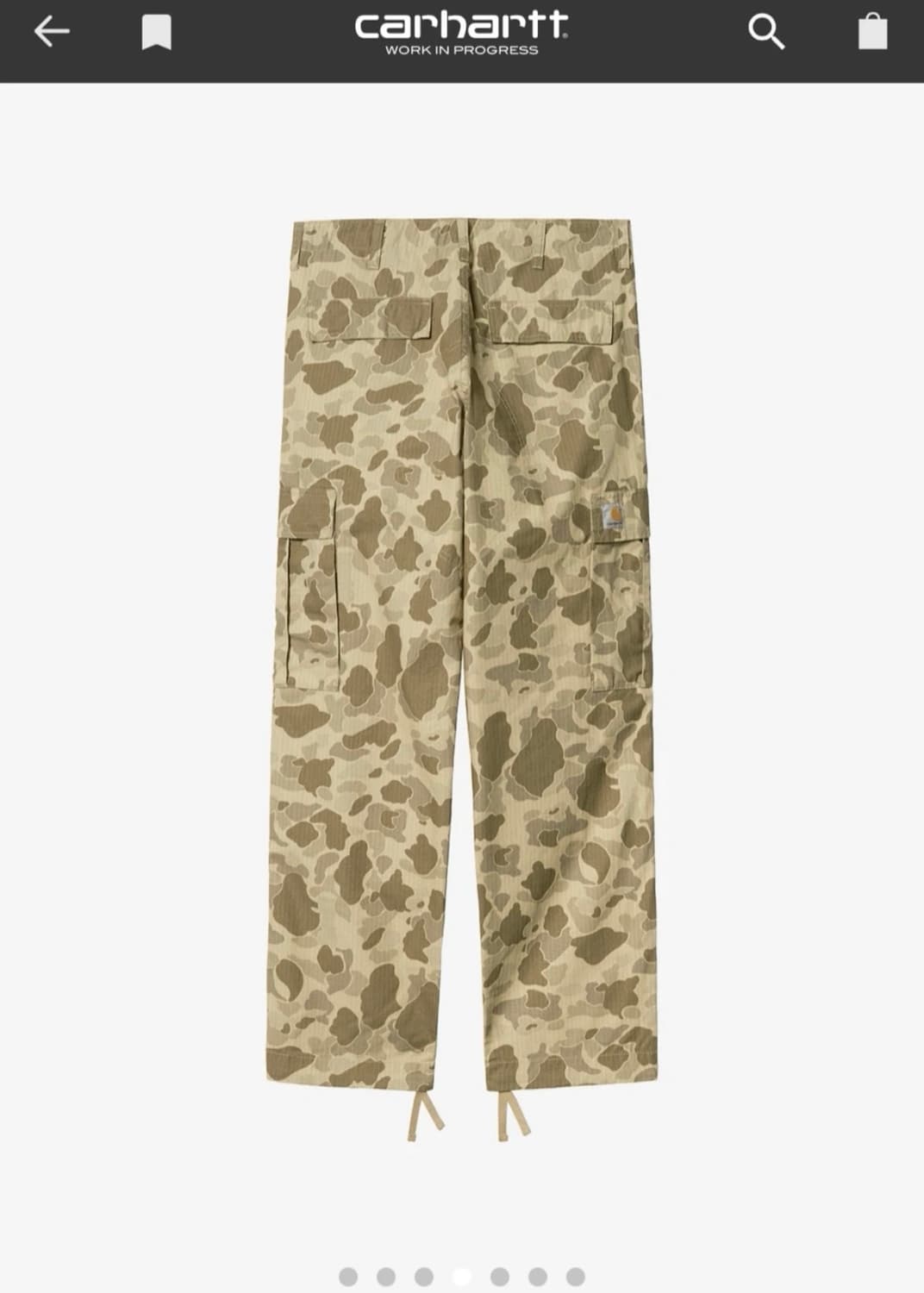 carhatt 칼하트 레귤러 카고팬츠 29x32 상품이미지3