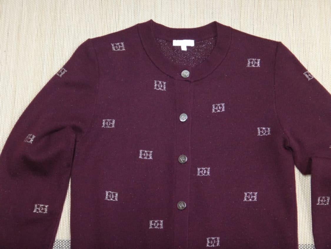 (95/M) 에스까다 ESCADA 여성 울혼방 가디건 상품이미지3