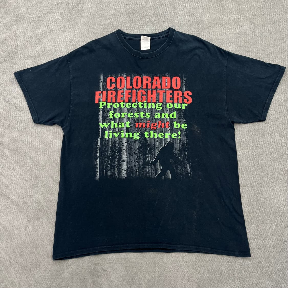 XL 길단 빈티지 firefighters 티셔츠 상품이미지1