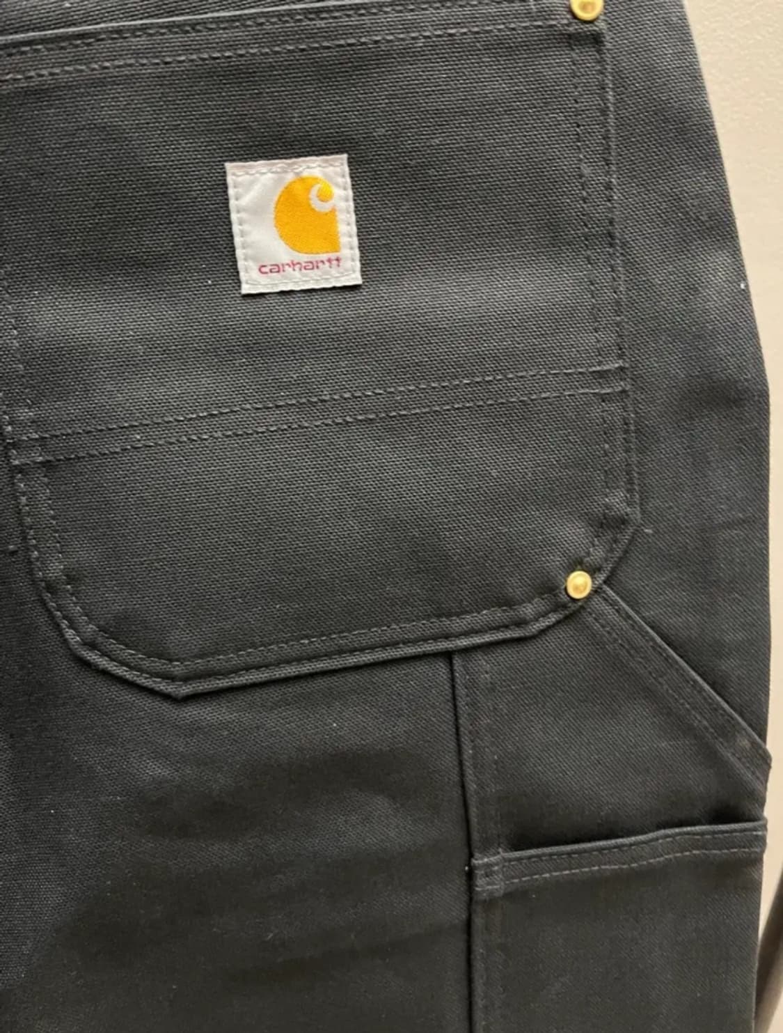 [새제품]칼하트 B01 더블니 워크팬츠 블랙 36x32 상품이미지3