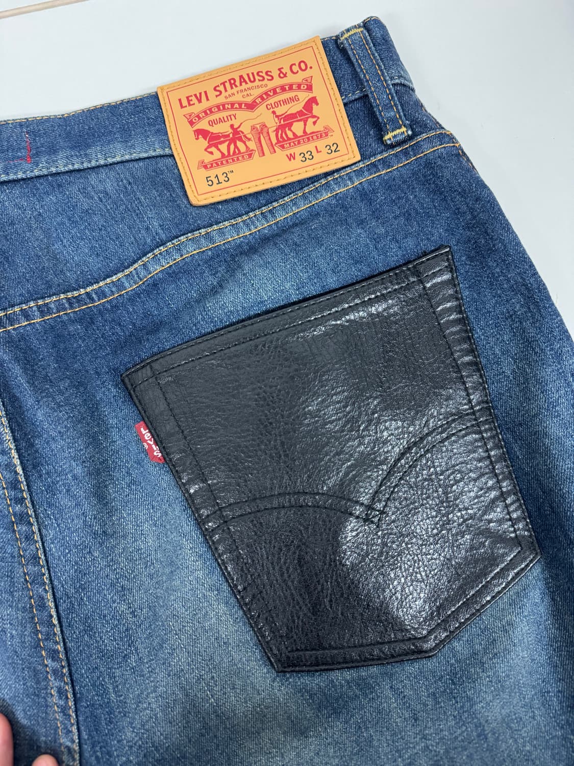 준야와타나베 X 리바이스 패치스타일 데님팬츠 L 상품이미지3