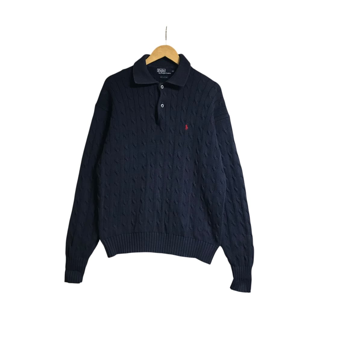 폴로 랄프로렌 네이비 꽈배기 니트 pk티셔츠 ) 상품이미지2