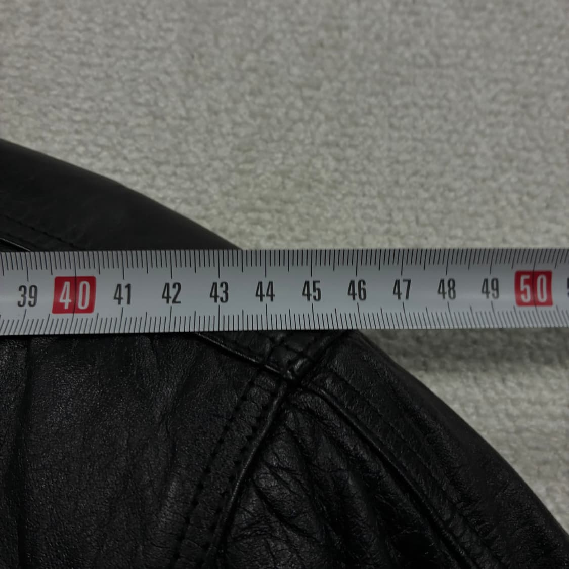 Galecci 가죽 자켓 블랙 L 상품이미지6