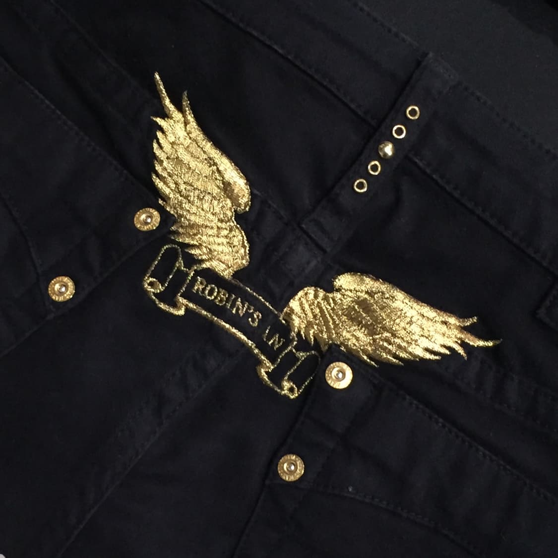 Robins jeans 대장급 갸루 금장 핫팬츠 상품이미지3