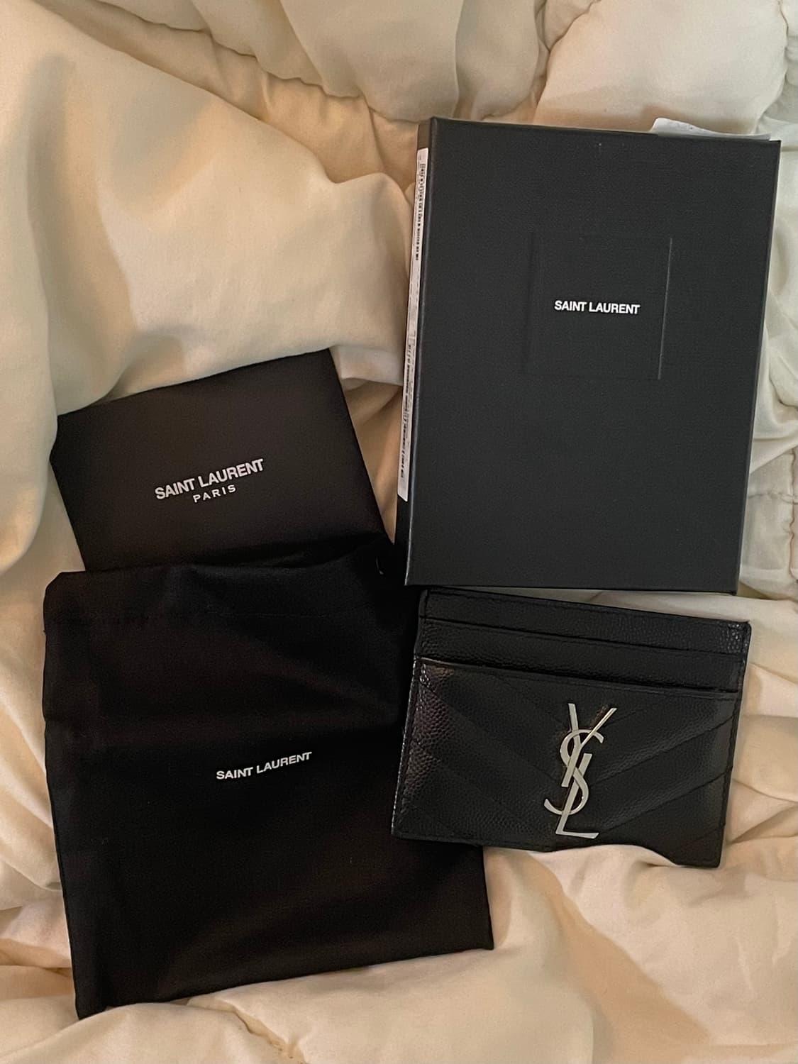 생로랑 카드지갑 은장 풀박스 (정품) 상품이미지1