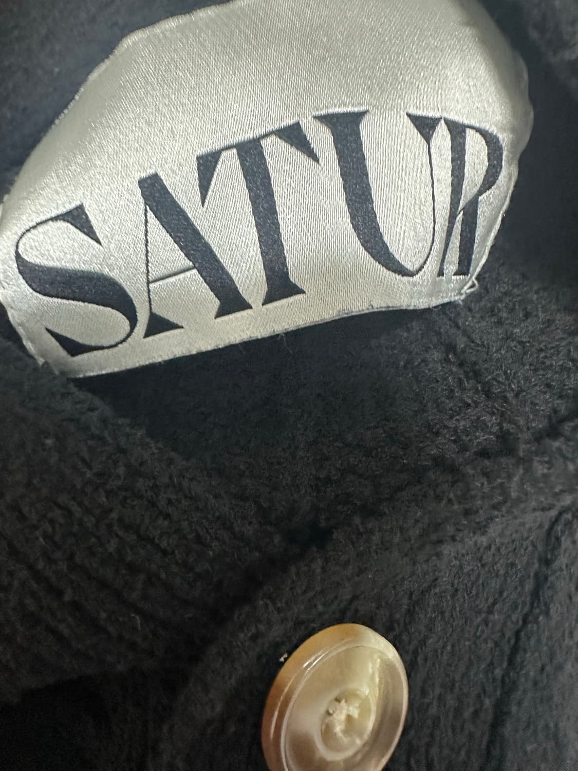 (L) satur 파로 바시티 부클 가디건 상품이미지2
