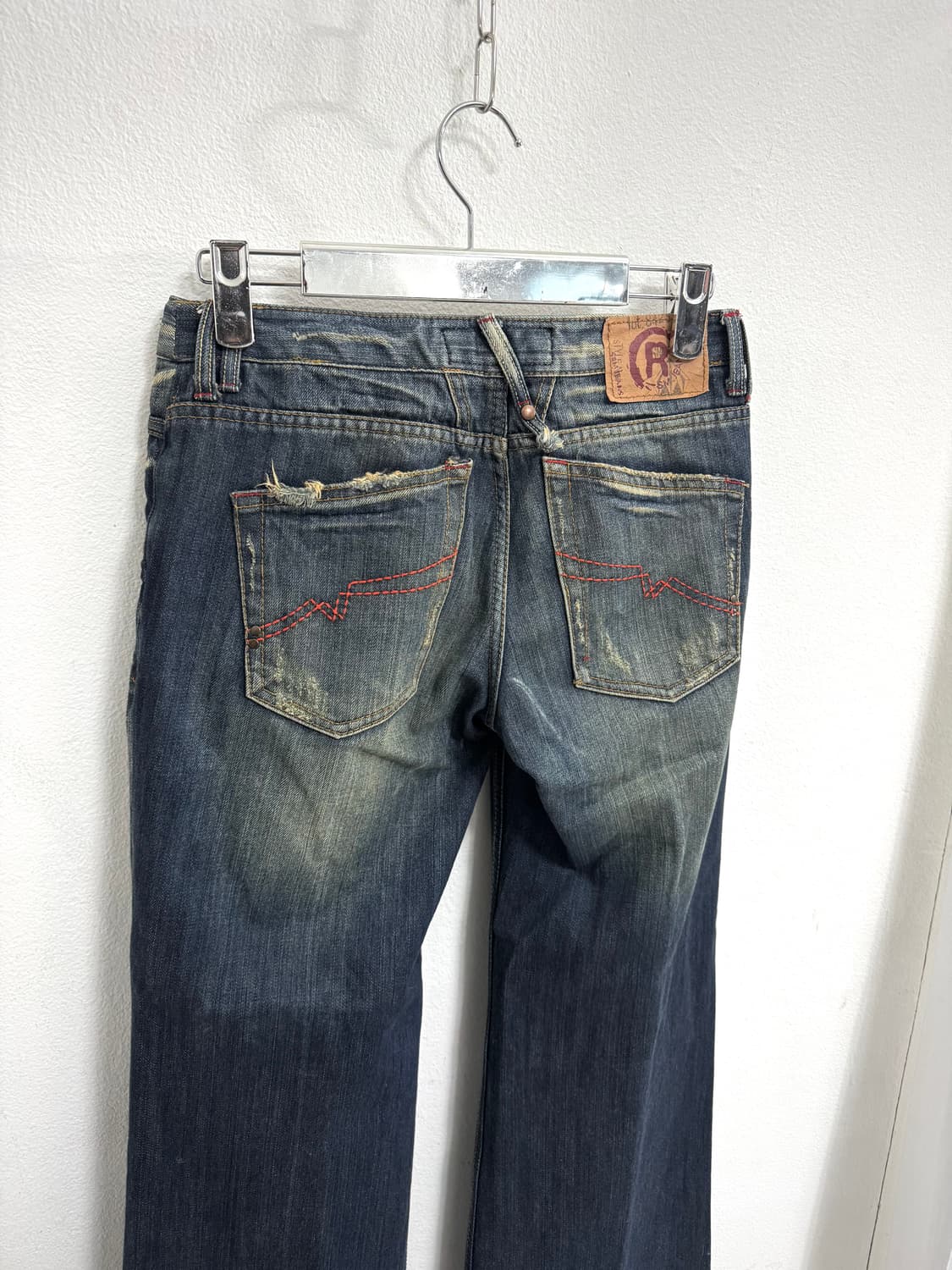 Mid-Wash Wide Denim Pants 상품이미지4