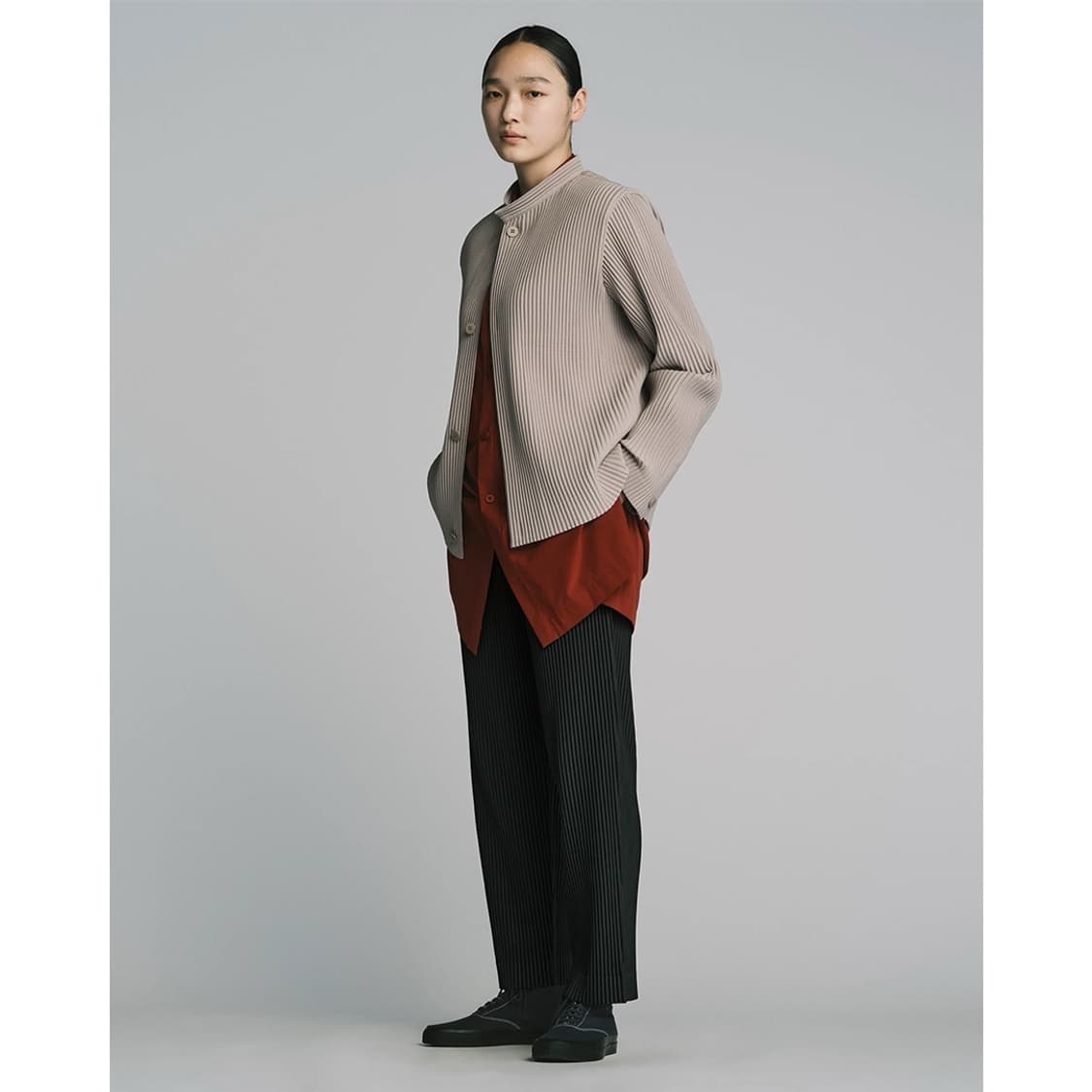 옴므플리세 이세이미야케 플리츠 자켓 상품이미지5