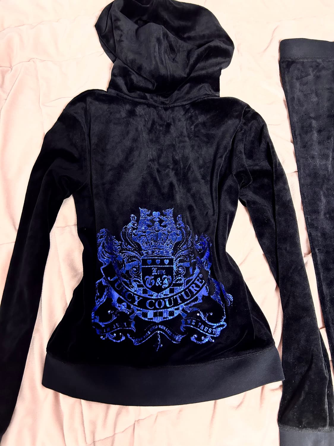 쥬시꾸뛰르 벨루어 벨벳 트레이닝 세트 셋업s 상품이미지2