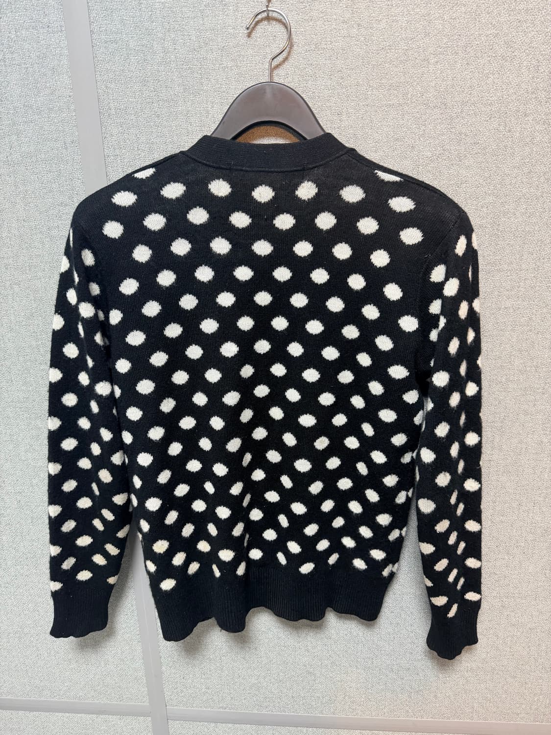 꼼데가르송 도트 가디건 블랙 M 상품이미지6