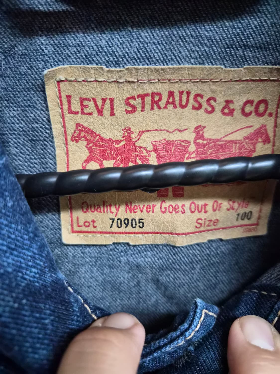 100) 리바이스 70905 타입원 데님자켓 팝니다 상품이미지4