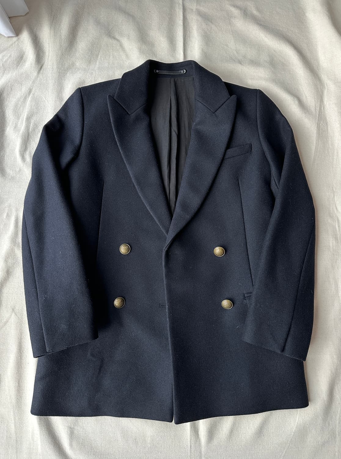 올세인츠 금장 더블 코트 36 상품이미지1