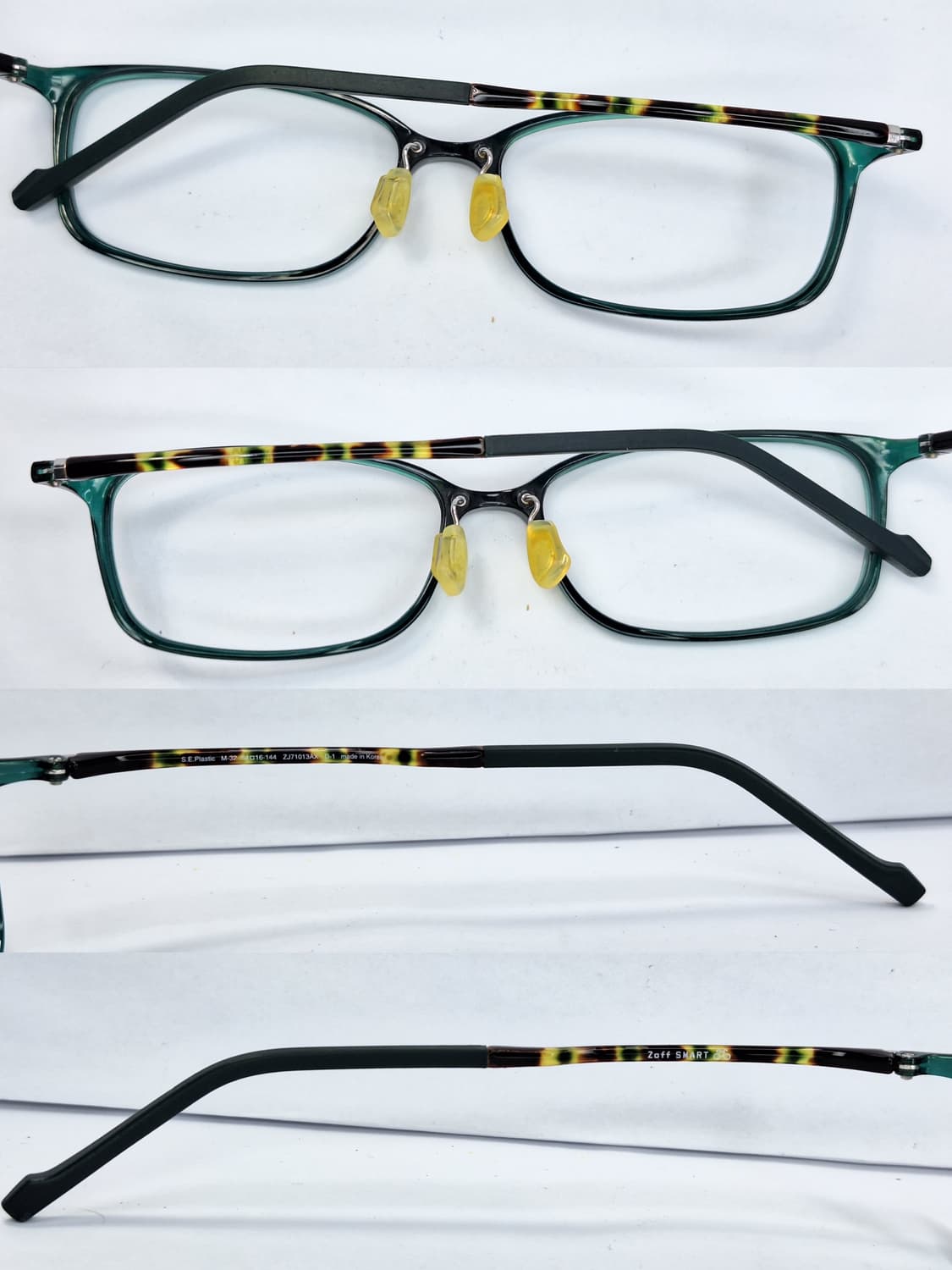 Zoff SMART 조프 스키니 울템 그린 호피 초경량 안경테 54mm 상품이미지8