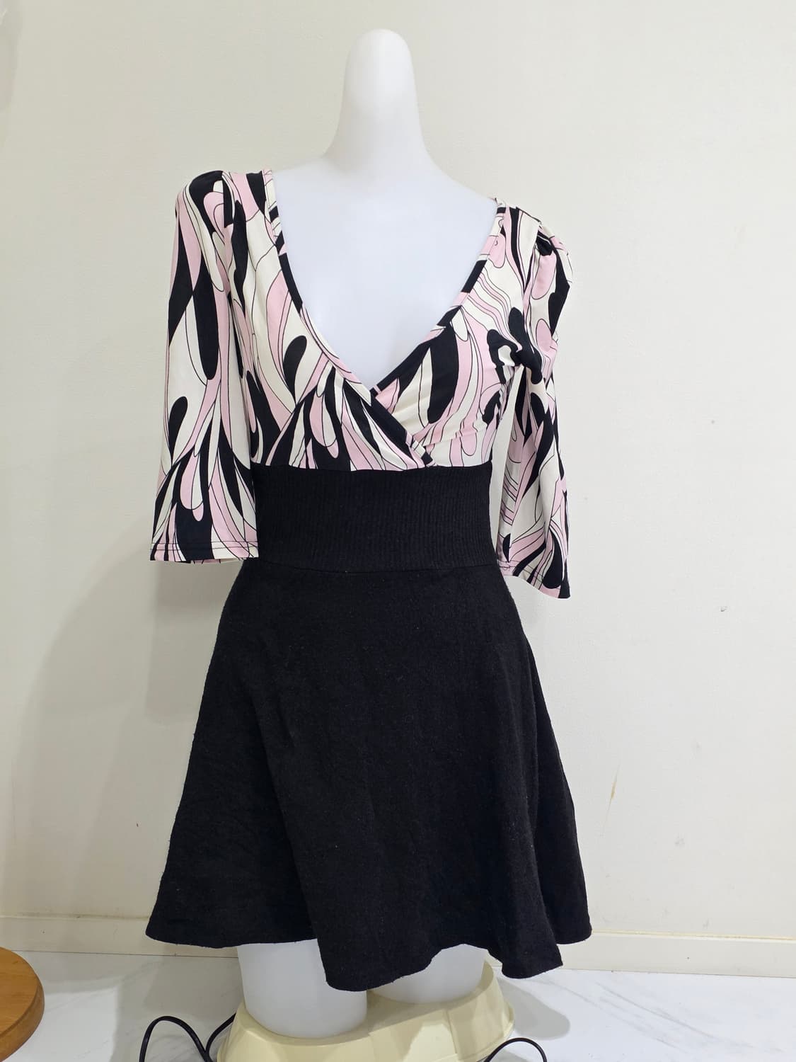 ma*rs 일본고전빈티지)00s 아게죠 오네갸루 리본 로맨틱섹시 원피스 상품이미지5