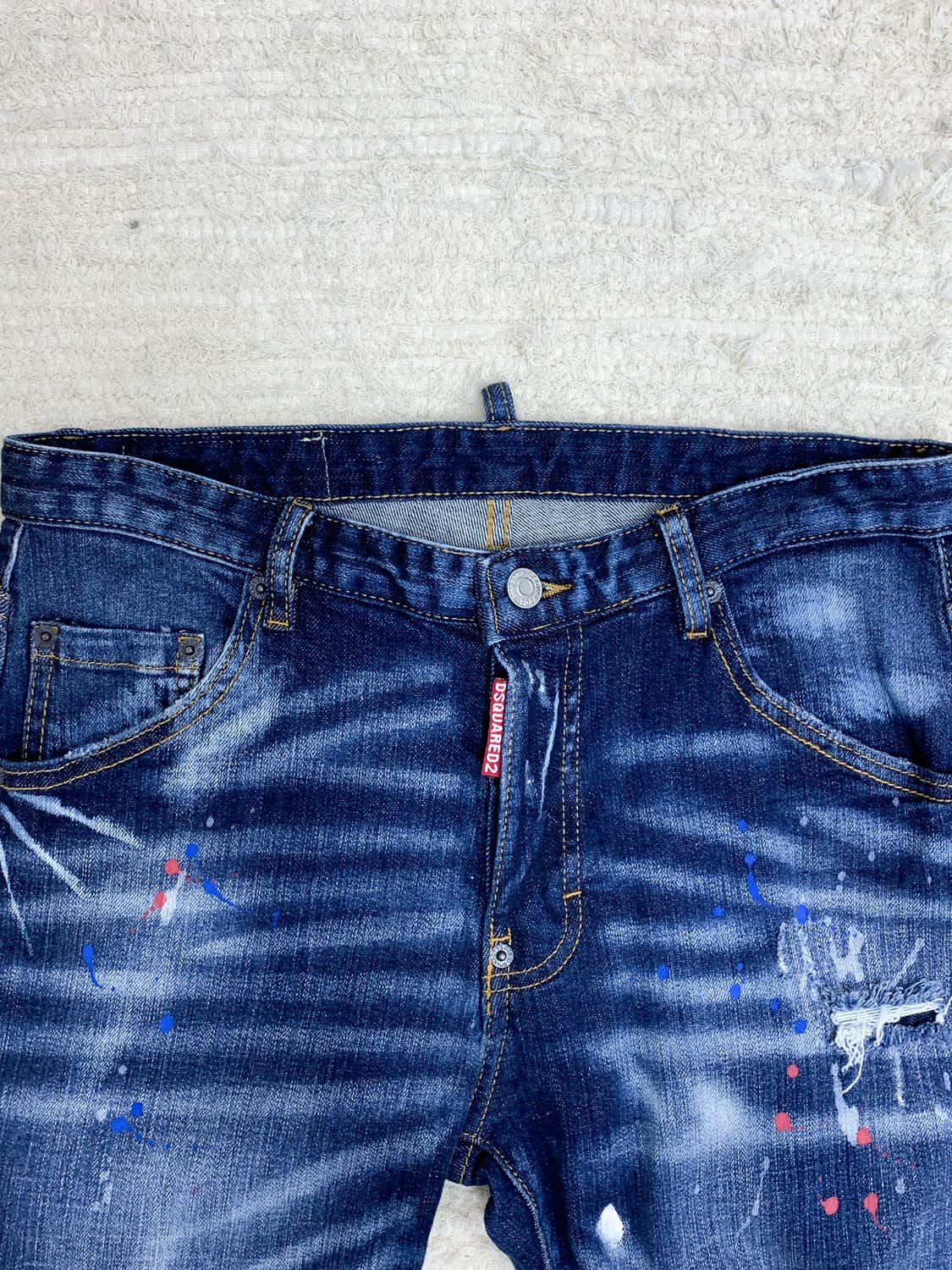 Dsquared2 paint-splatter washed jeans 상품이미지2