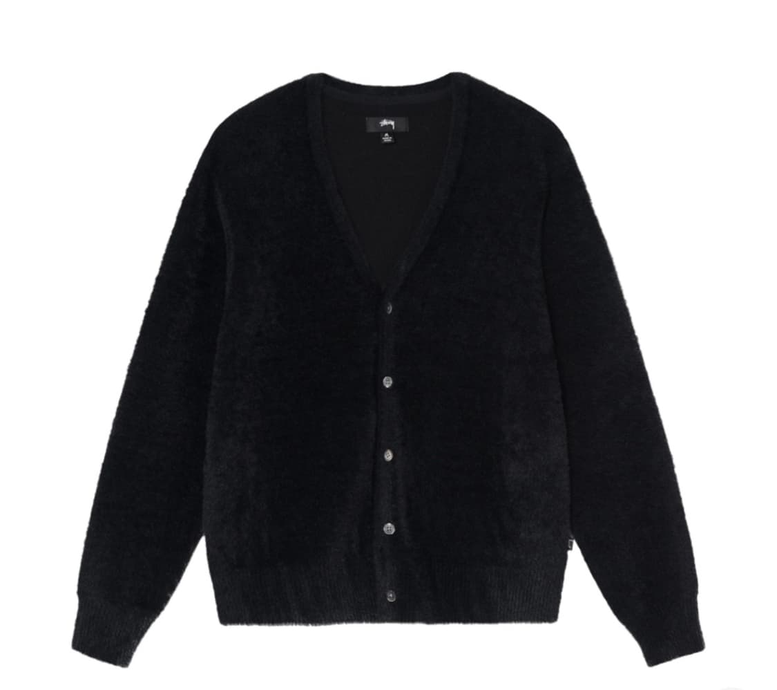 Stussy 스투시 쉐기 가디건 블랙 M 상품이미지1