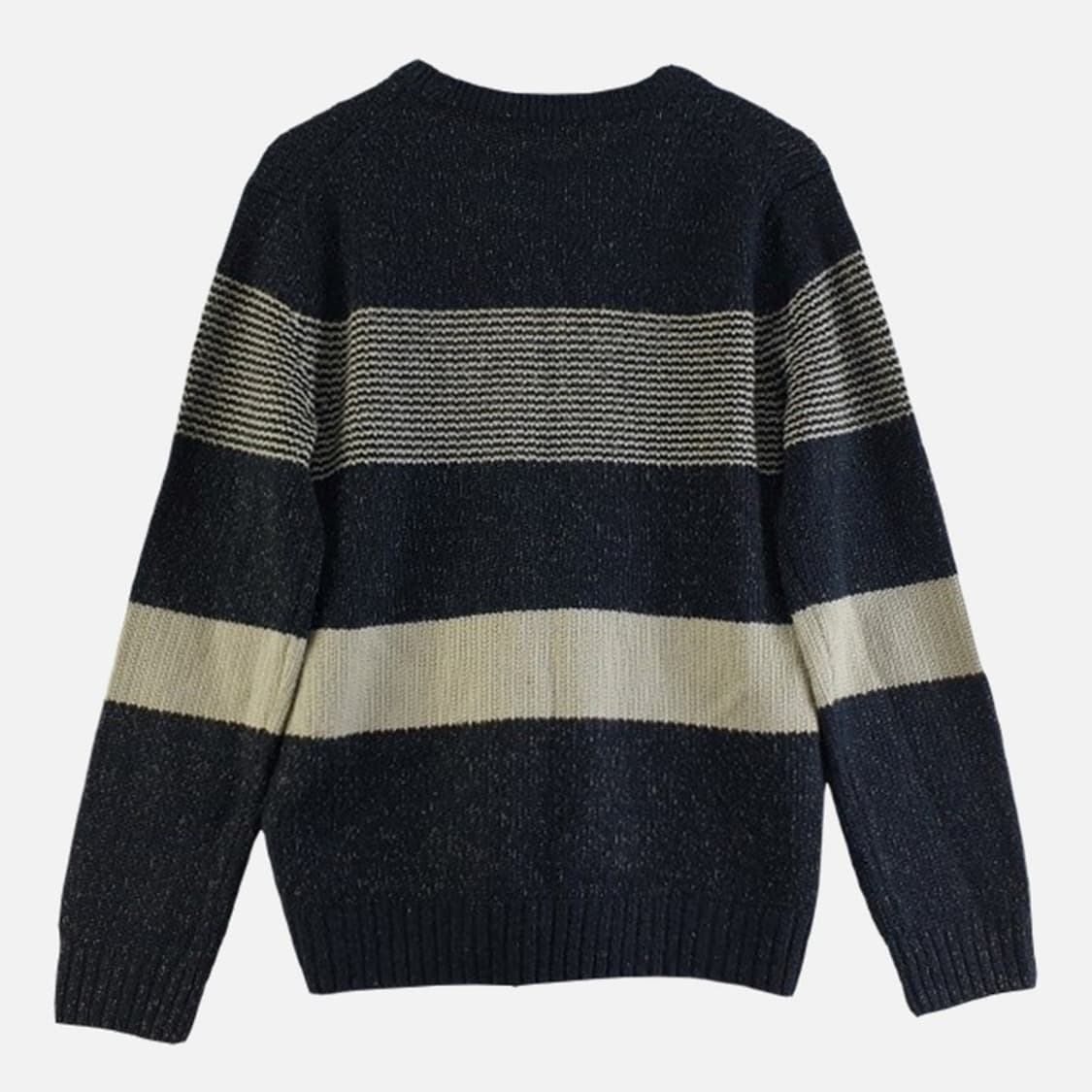 마인드브릿지 남성95 네이비 배색 니트 M5916 상품이미지2