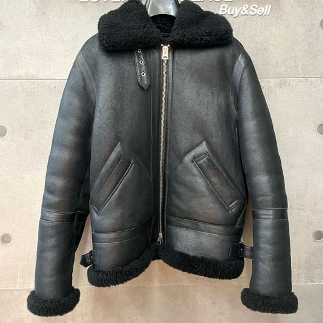 [정품] 아크네 스튜디오 검정색 무스탕 자켓입니다. 상품이미지2