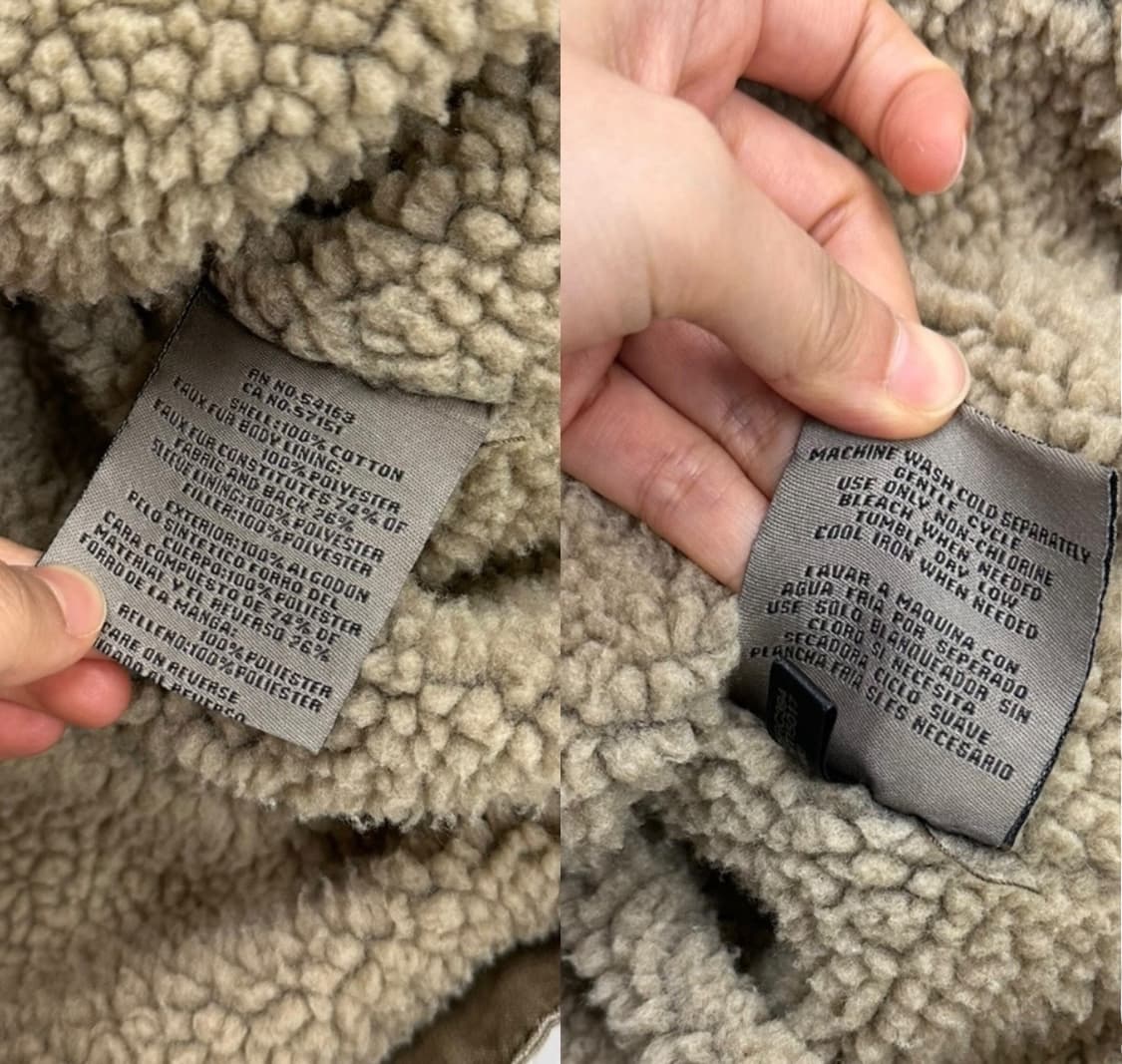 00s 리바이스 기모 밀리터리자켓 베이지 (L)  상품이미지9