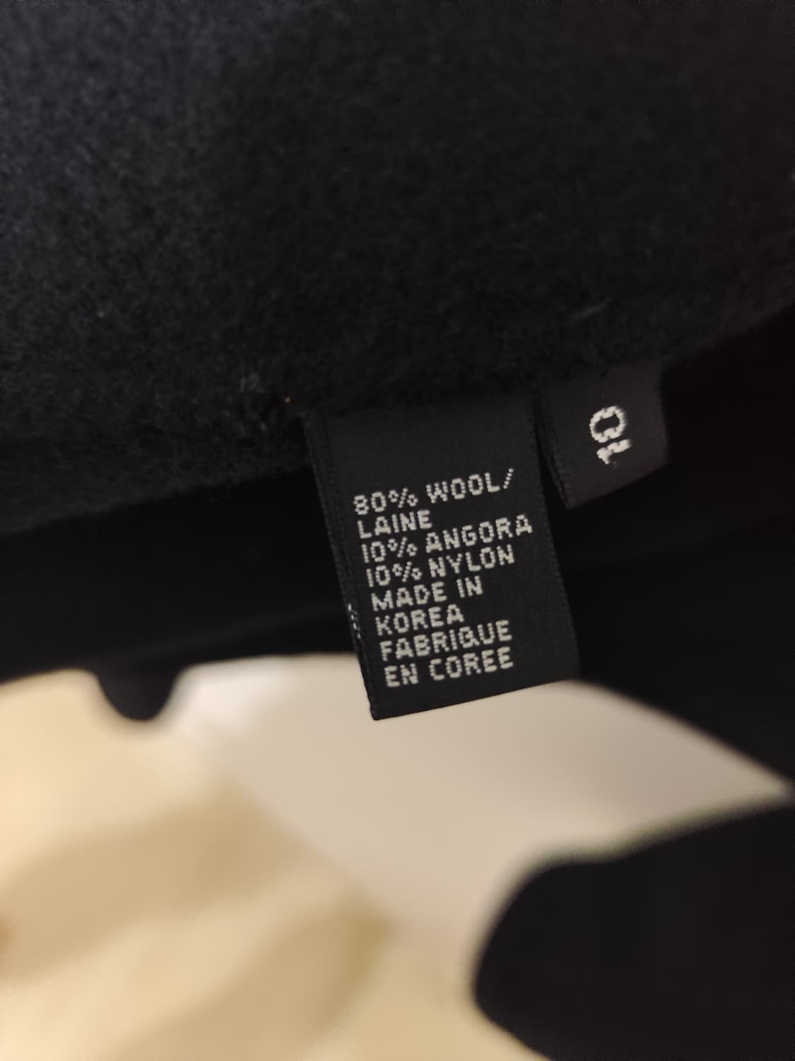 앙고라 더블코트 (L, 블랙) 상품이미지4