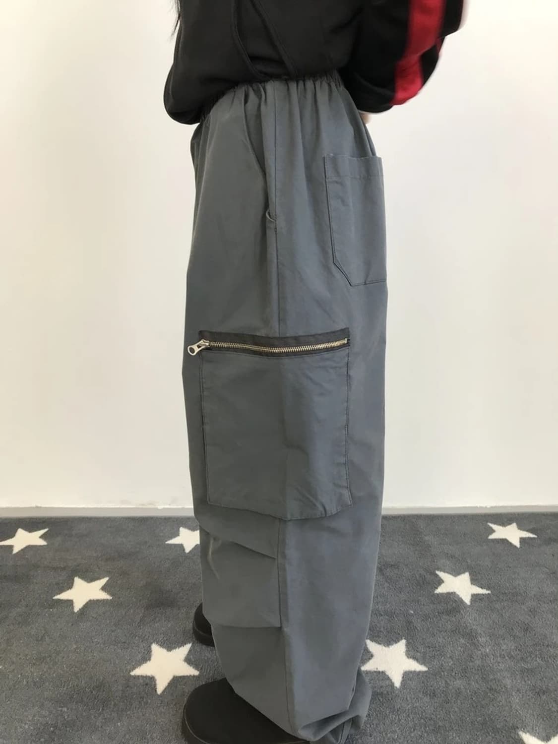 JPN SENSE Grey Zip Cargo Track Pants 상품이미지2