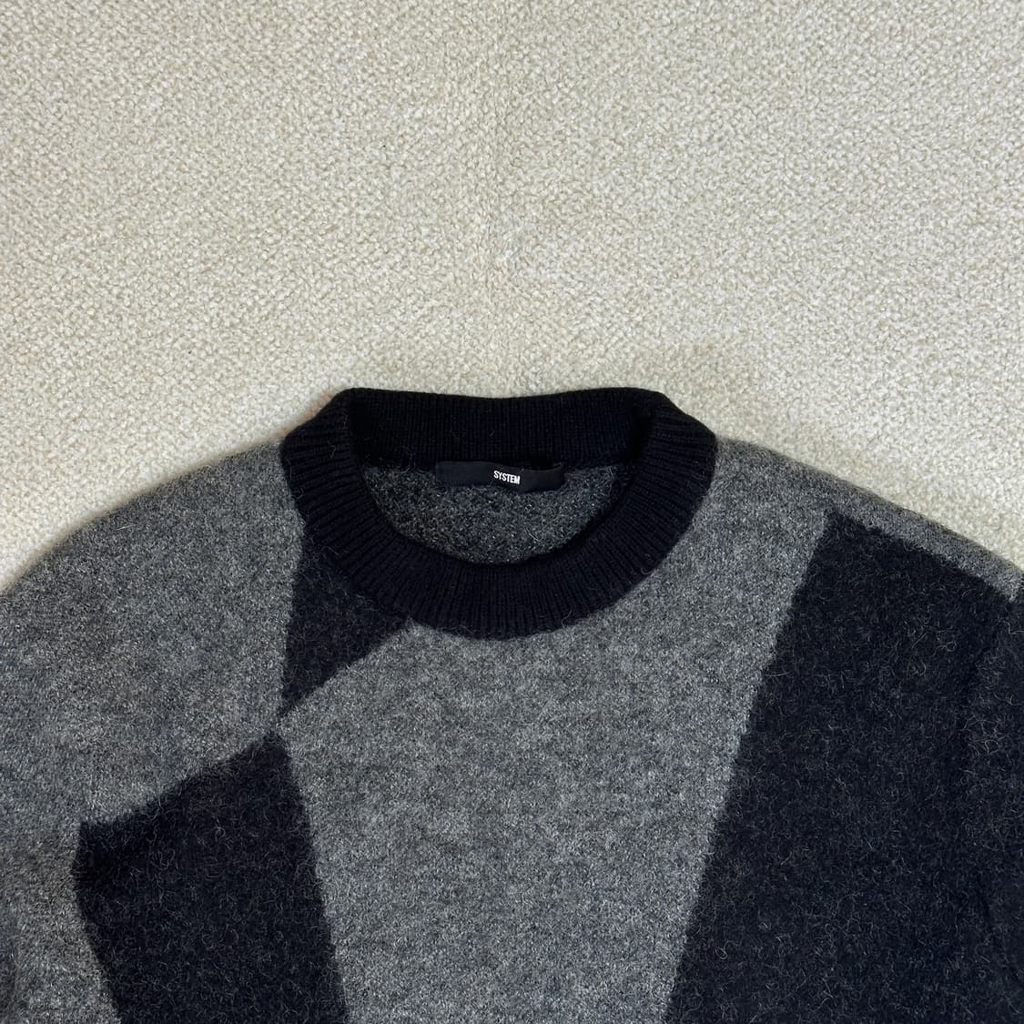 시스템 옴므 알파카 울 니트 상품이미지5