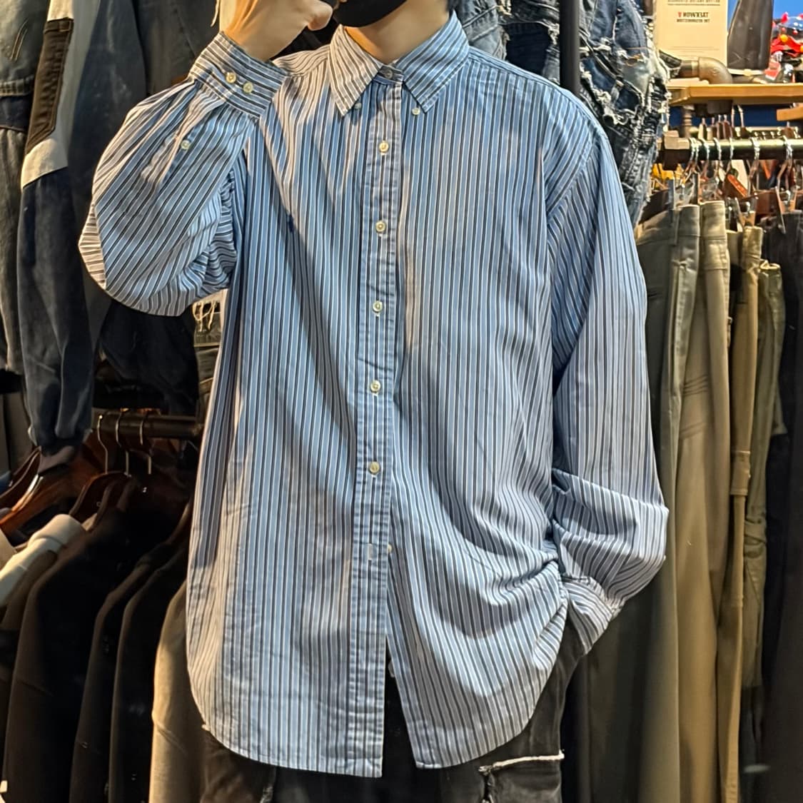 [No.9]Polo 폴로 스트라이프 긴팔셔츠 상품이미지2