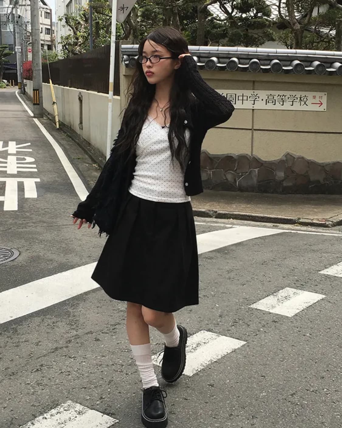 왓슨 미디 핀턱 스커트 상품이미지2