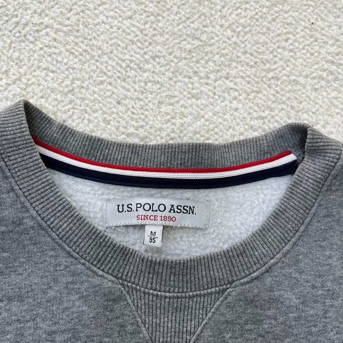 M US폴로 기모 긴팔 맨투맨 0402M 상품이미지2