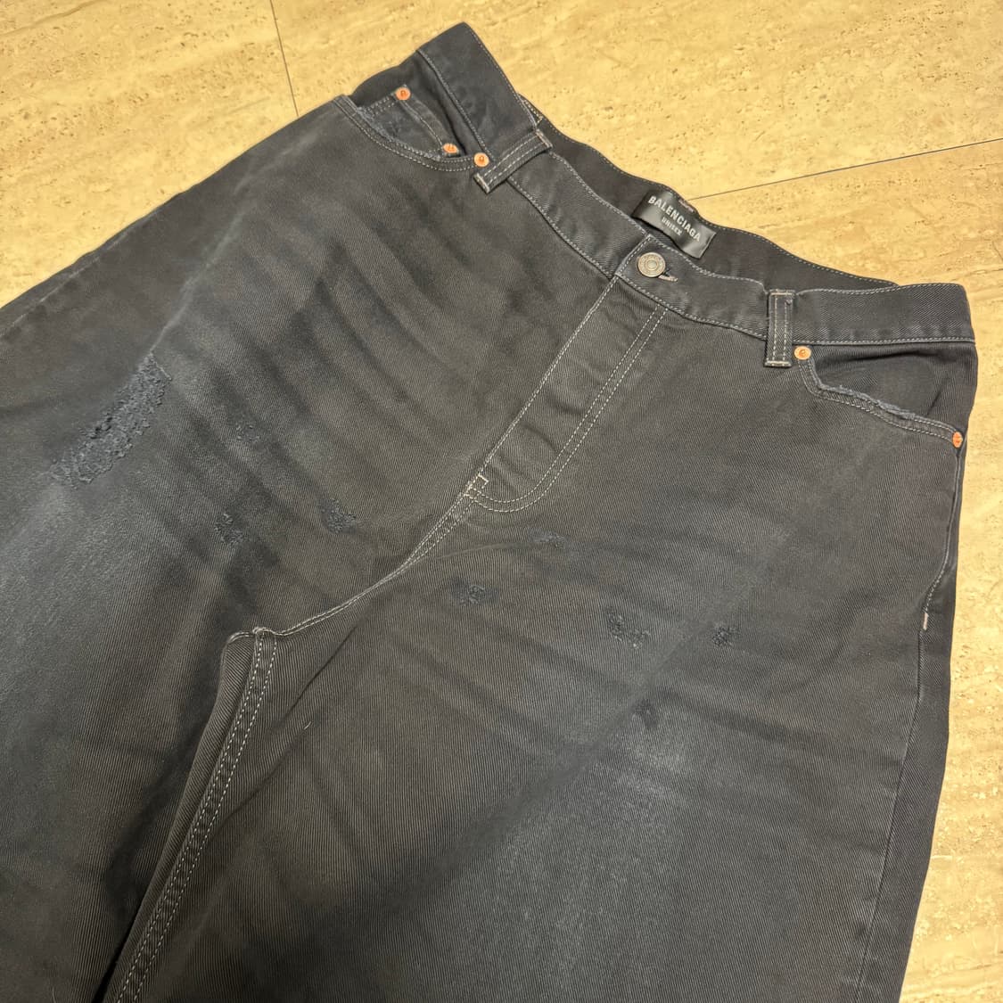 [M] 발렌시아가 라지배기진 논코팅 블랙 상품이미지3