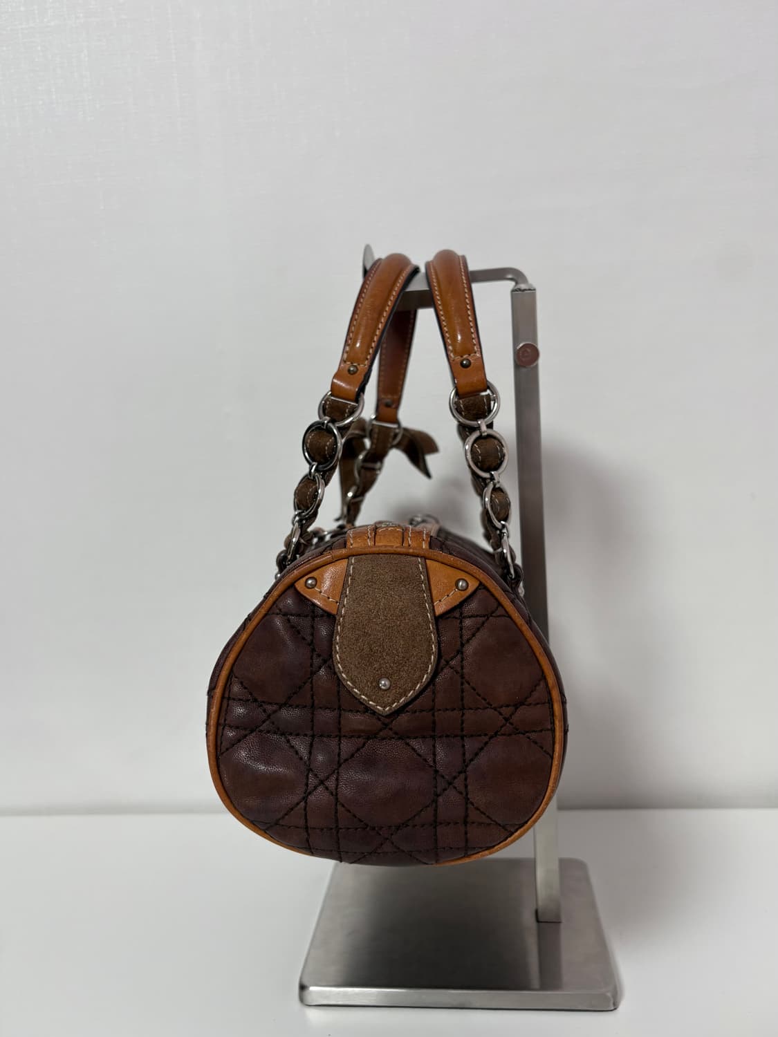 디올 로맨틱 토트백 레더브라운 상품이미지3