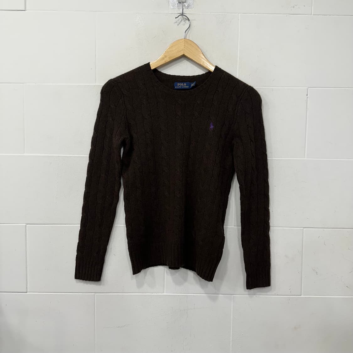 폴로 랄포로렌 꽈배기 니트 상품이미지1