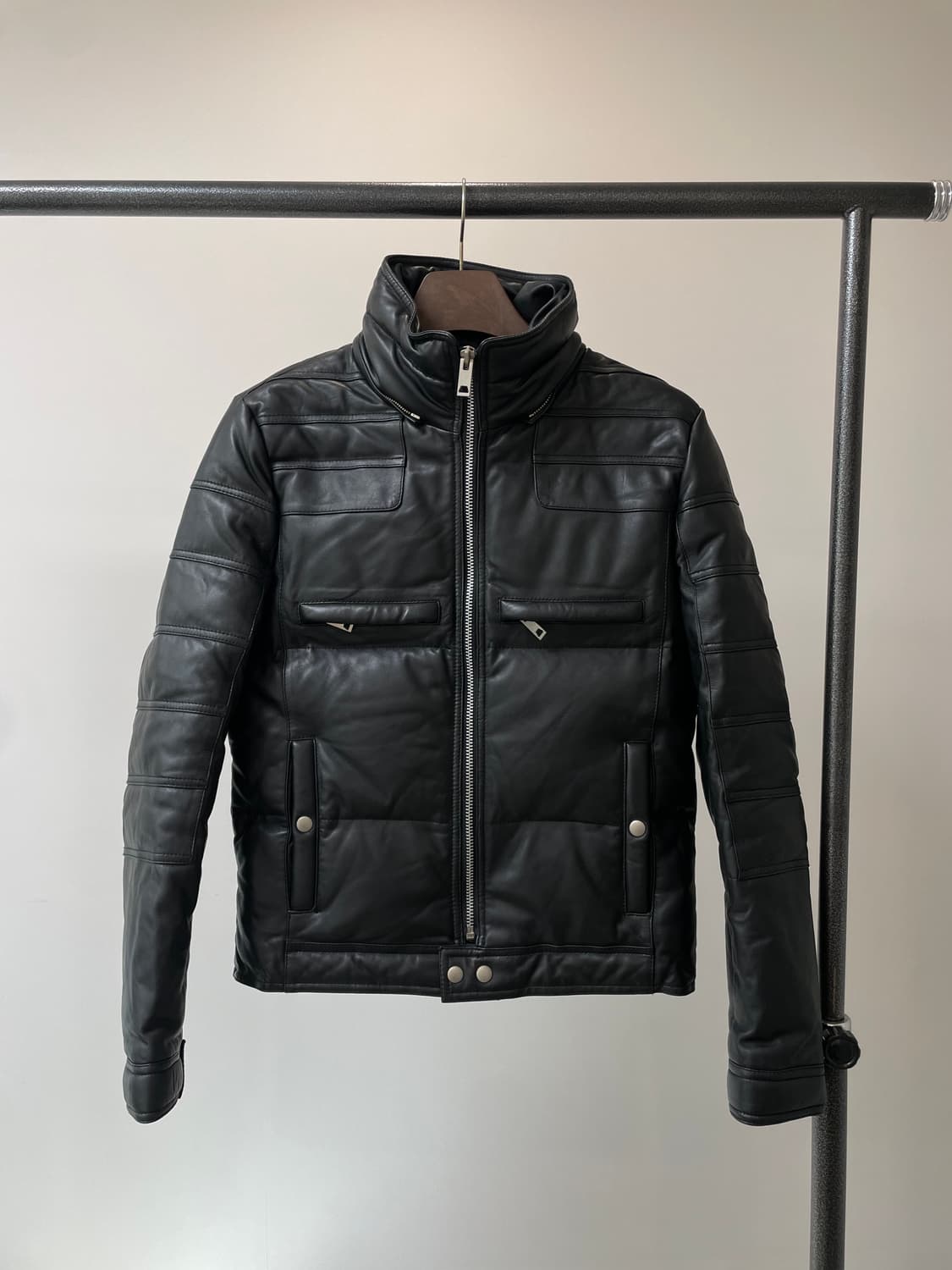 (M) 락시크 바이커 양가죽 패딩 상품이미지1