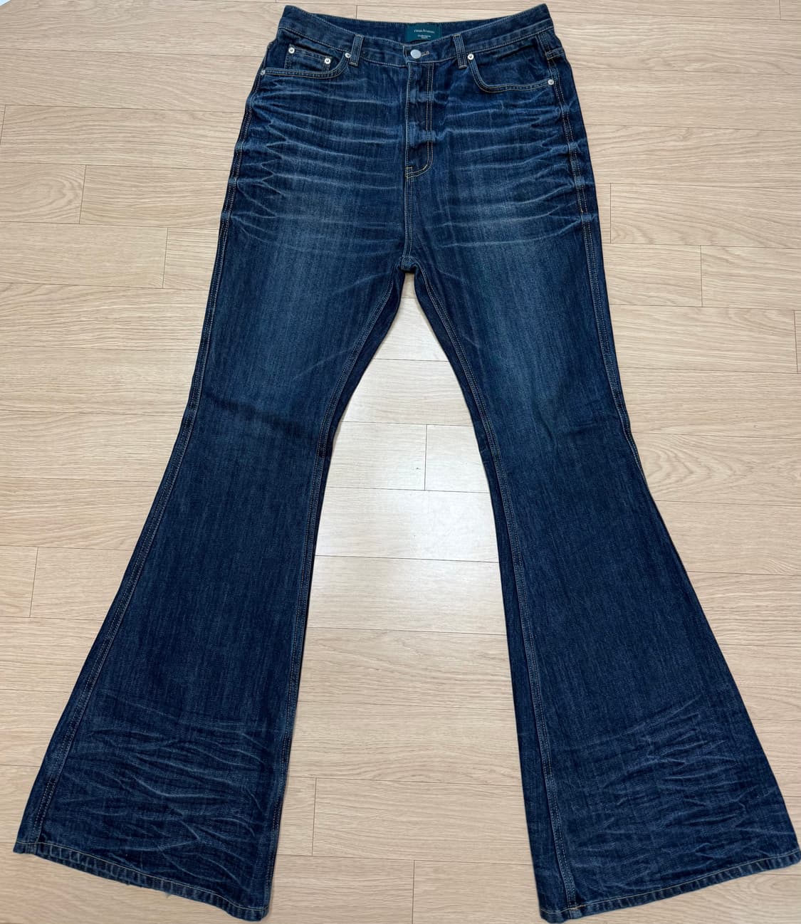 언더마이카 플레어 데님 인디고 블루 2사이즈 상품이미지2