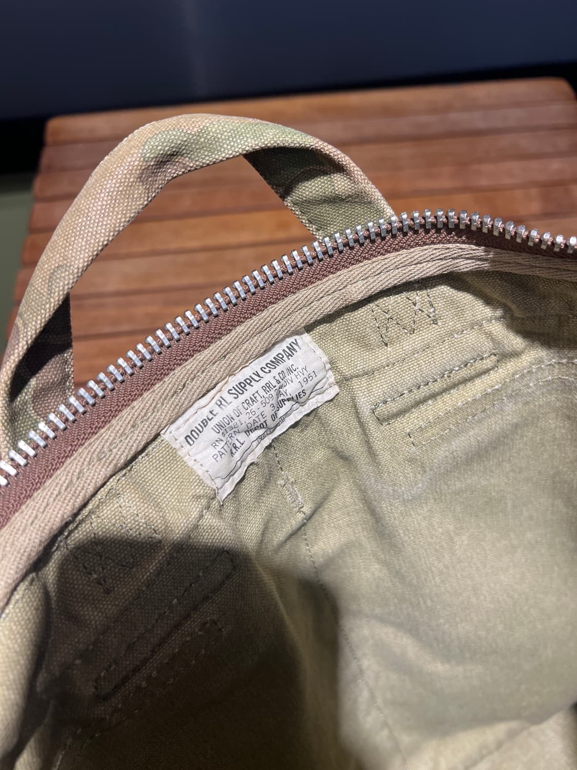 RRL 덕카모 헬멧백 백팩 판매합니다. 상품이미지3