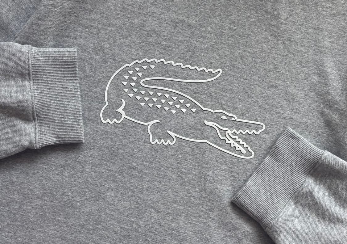 Lacoste 라코스테 빅로고 그레이 맨투맨  상품이미지3